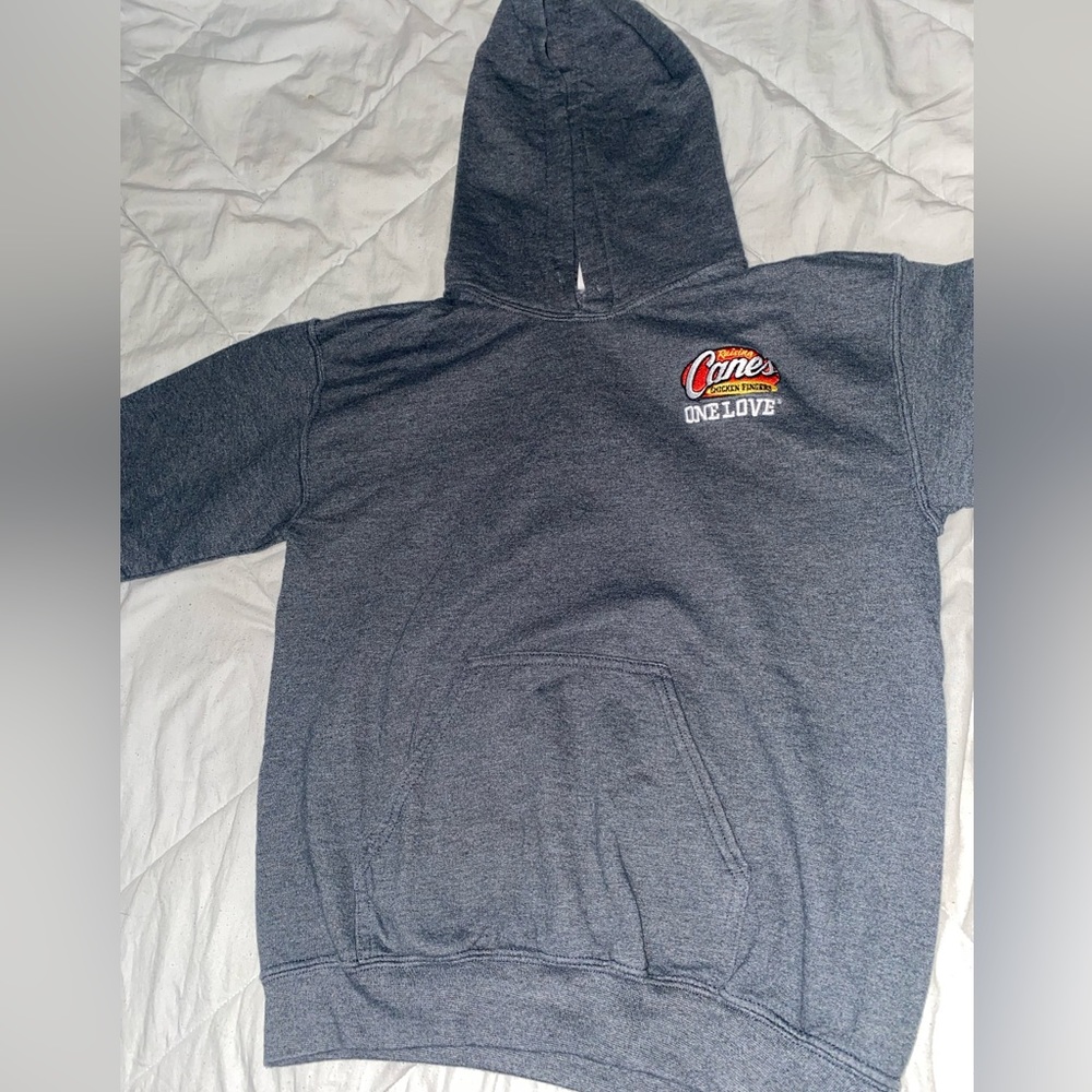 Canes dark gray hoodie
